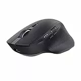 Trust Ozaa+ Ratón Inalámbrico Multidispositivo Bluetooth + 2.4GHz, Mouse Silencioso con Rueda de Desplazamiento Lateral, Ratón Bluetooth Recargable PC Ordenador Portátil Windows Mac - Negro