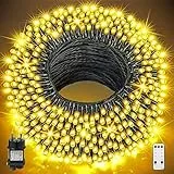 GYLEFY Cadena de luces LED, 138 LEDs 12 Estrella Cortina de luces, 8 modos Impermeable Cortina de Luz decoración Interior Exterior para Fiesta, Cortina, Navidad, Halloween, Boda (blanco cálido)