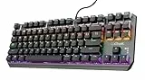 Trust Gaming 24407 GXT 834 Callaz Teclado Mecánico TKL, LED Iluminación, Switches Outemu Red, USB Teclado Gaming para Windows, Mac, PC, Ordenador, Portátil, Negro