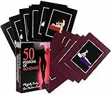AJOHBM Juegos de Cartas para Parejas Juegos de Mujeres Regalos para Mesa u Hombres 50 Cartas Juegos de fiesta-S0421M