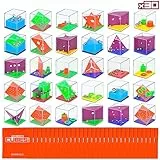 BONNYCO Cubos Rompecabezas Niños Pack 30 Regalos Cumpleaños Niños Colegio Detalles Cumpleaños Infantil, Relleno Piñata, Regalitos Invitados, Regalos Alumnos Primaria | Mini Juegos para Regalar