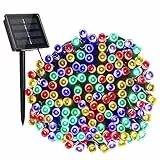 NEXVIN Guirnalda de luces solares para exteriores (color, 1 paquete)