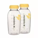 Medela Biberones para el almacenamiento de leche materna, Sin BPA, Paquete de 2 uds. de 250 ml