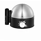 WMF Stelio - Cocedor de 7 Huevos de 380 W, Hervidor con señal acústica para detener cocción graduable, acabados de acero inoxidable de Cromargan mate, libre de BPA