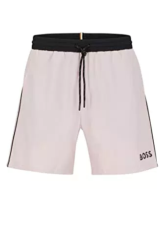 BOSS Starfish Swim Short, Color Rosa Claro, L para Hombre