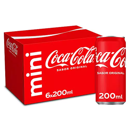 Coca-Cola Sabor Original - Refresco de cola - Pack 6 minilatas 200 ml