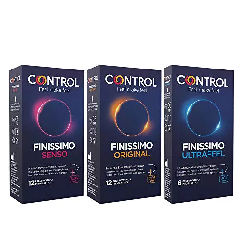 Control Sensibilidad Pack de Preservativos: Finissimo Senso and Finissimo Original and Finissimo Ultrafeel