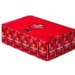 Damm - Cerveza Estrella Damm, Caja de 24 Latas 33cl