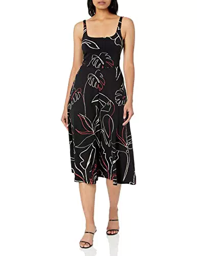 Desigual Vest_Cambridge 2000 Vestido, Negro, XXL para Mujer