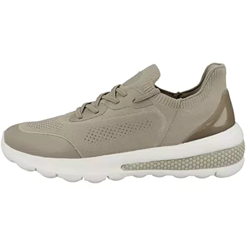 Geox D Spherica Actif, Zapatillas Mujer, Arena