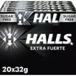 Halls Menta Fuerte - Caramelo duro - Caja con 20 unidades x 32g
