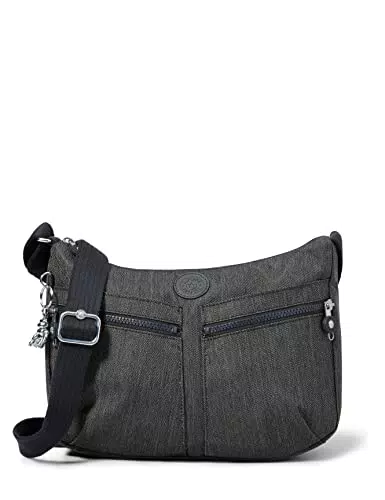 Kipling Izellah, Crossbody Mujer, Negro, Talla Única