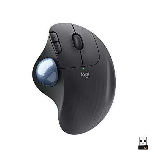 Logitech ERGO M575 Ratón Trackball Inalámbrico - Control sencillo con el pulgar