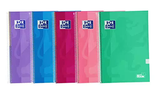 Oxford, Cuadernos A4 Cuadrícula 4x4, Tapa Extradura