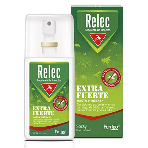 Relec Extra Fuerte Spray Antimosquitos, Repelente de Mosquitos