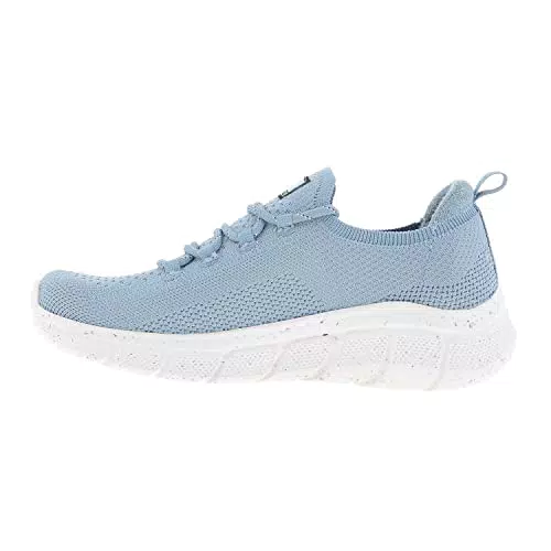Skechers Bobs B Flex Time Clash, Zapatillas Mujer, Punto de Diseño de Pizarra