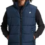 Superdry Sports Buffer Gilet Down Vest, Azul Oscuro