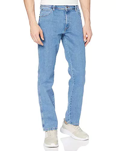 Wrangler J Regular Fit, Vaqueros Hombre, Gris