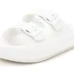 XTI - Sandalia para mujer, color: blanco, talla: 40