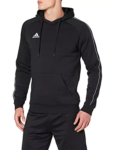 adidas CORE18 Hoody Sudadera con Capucha, Hombre, Negro
