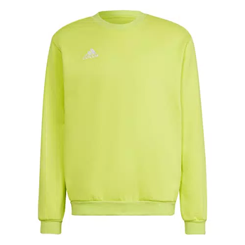 adidas ENT22 SW Top Sweatshirt, Men's, Team Semi Sol Yellow