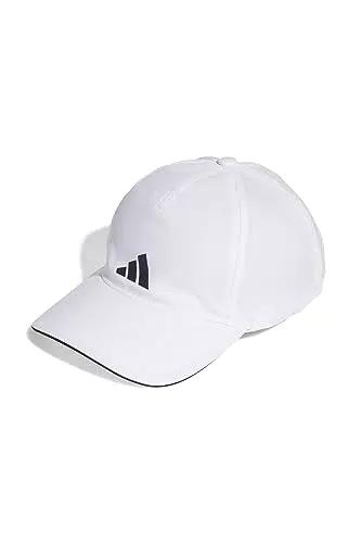 adidas HT2031 BBALL Cap A.R. Hat Unisex Adult White/Black/Black Tamaño OSFM