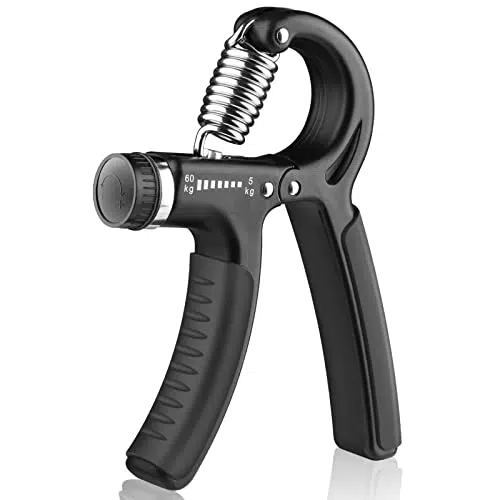 AIXPI Hand Grip, Ejercitador de Manos, plastico, Ajustable de 5-60kg
