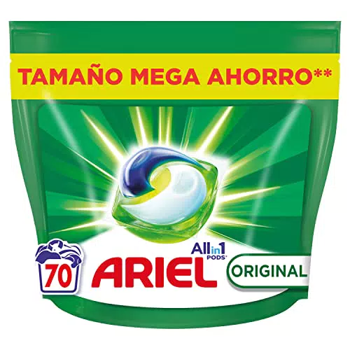 Ariel All-in-One Detergente Lavadora Líquido en Cápsulas/Pastillas