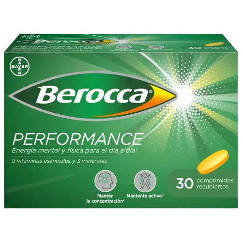 Berocca Performance Complejo de Vitaminas y Minerales Sin Cafeína