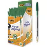 BIC 8373629 Cristal Original - Caja de 50 unidades, bolígrafos punta media 1.0 mm