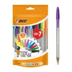 BIC Cristal Multicolour Bolígrafos Punta Ancha Colores Surtidos