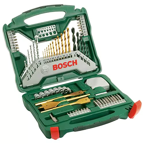Bosch 70 uds. Set de brocas y puntas de atornillar X-Line de titanio