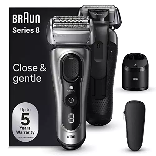 Braun Series 8 Afeitadora Eléctrica Hombre, Máquina de Afeitar Barba