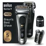 Braun Series 9 Pro+ Afeitadora Eléctrica Hombre, Máquina de Afeitar Barba y Centro De Limpieza SmartCare