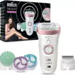 Braun Silk-épil 9 Depiladora Eléctrica Mujer, SkinSpa con Tecnologí­a SensoSmart y 13 Accesorios