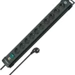 Brennenstuhl Premium-Line regleta de enchufes con 10 tomas de corriente negro
