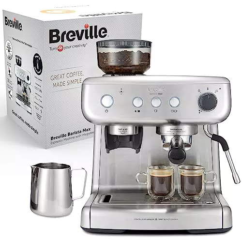 Breville Barista Max, Máquina de café expreso, totalmente automática