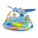 Bright Starts, Disney Baby, Gimnasio y Manta de Actividades para bebé Buscando a Nemo - 20+ min de luces y música