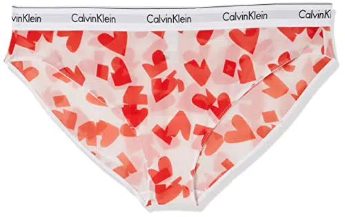 Calvin Klein Bikini Bragas de Biquini, Remembered Hearts PT_Orange Odyssey