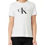 Calvin Klein Jeans Mujer Camiseta Manga Corta Core Monologo Cuello Redondo
