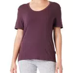 Calvin Klein Mujer Camiseta Manga Corta Cuello Redondo