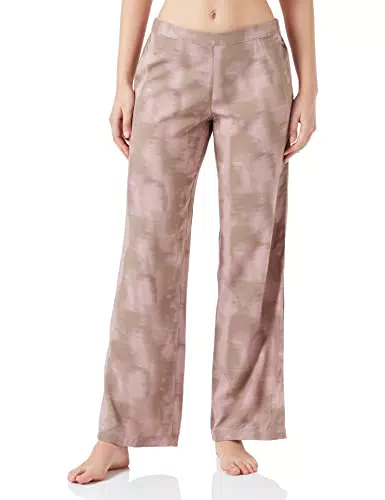 Calvin Klein Mujer Pantalón de Pijama Largo, Rosa, L