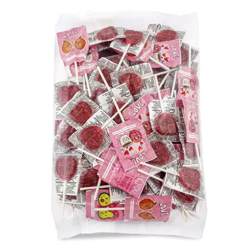 Caramelos Cerdán - Piruletas Corazón sin Azúcar Love Sabor Cereza