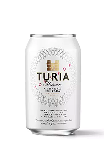 Cerveza Tostada Turia Märzen, Pack de 24 Latas 33cl