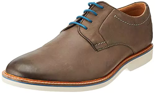 Clarks Atticus Ltlace, Oxford Hombre, Piel de Piedra