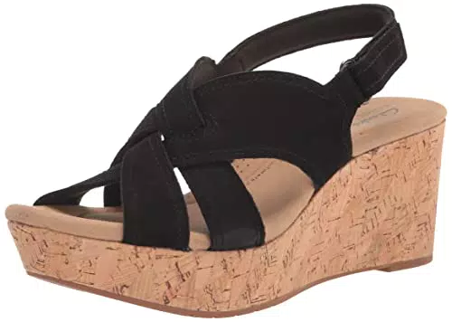 Clarks Rose Erin, Sandalia Mujer, Black 94