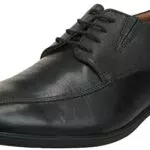 Clarks Tilden Walk, Zapatos para Hombre Black Leather