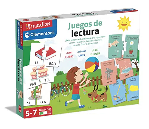 Clementoni - Juegos de Lectura - juego educativo aprender a leer