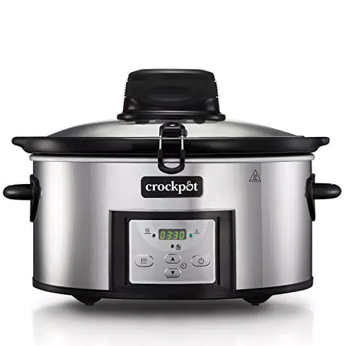 Crockpot AutoStir Olla de Cocción Lenta Digital para Todo Tipo de Recetas