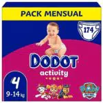 Dodot Pañales Bebé Activity Talla 4, 174 Pañales